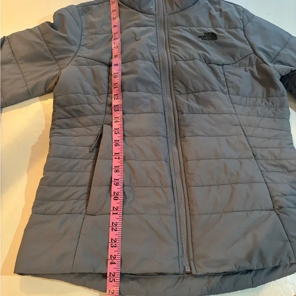 THE NORTH FACE Gray Quilted JACKET M - Picture 9 of 13